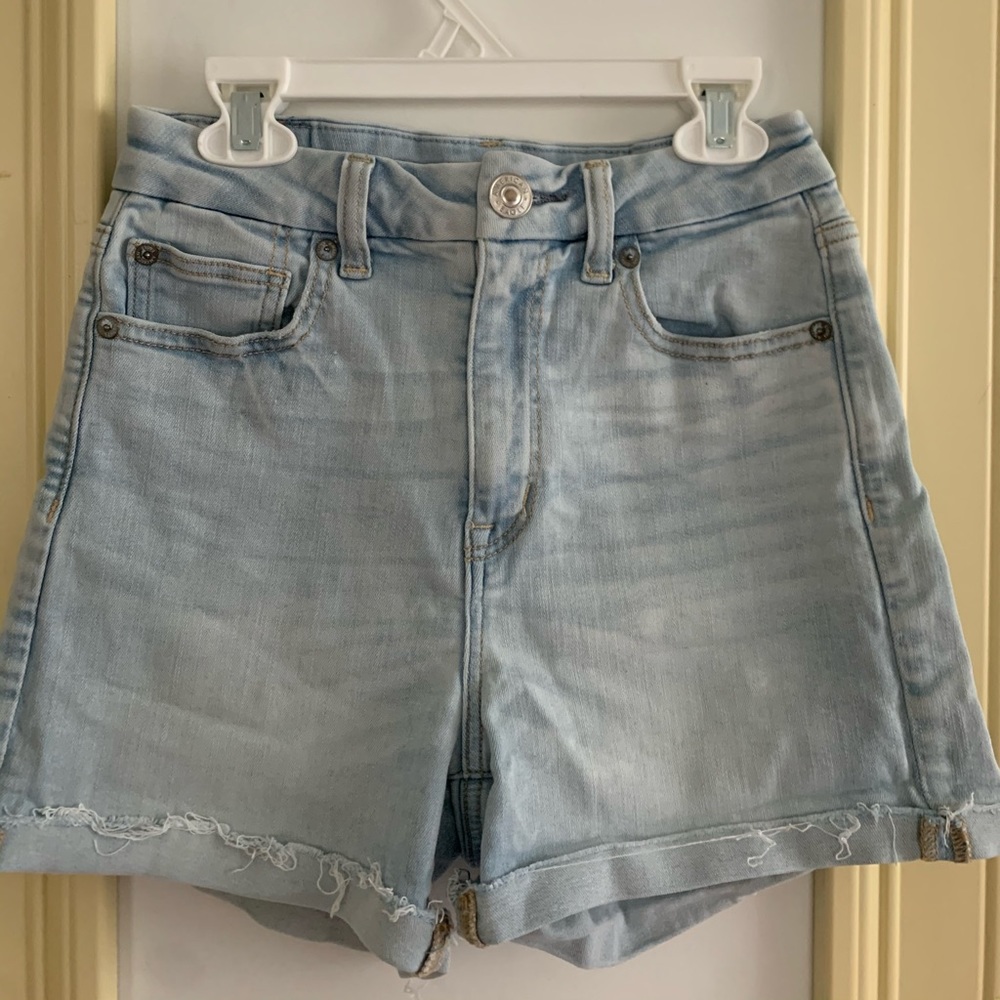 High Rise American Eagle Jean Shorts